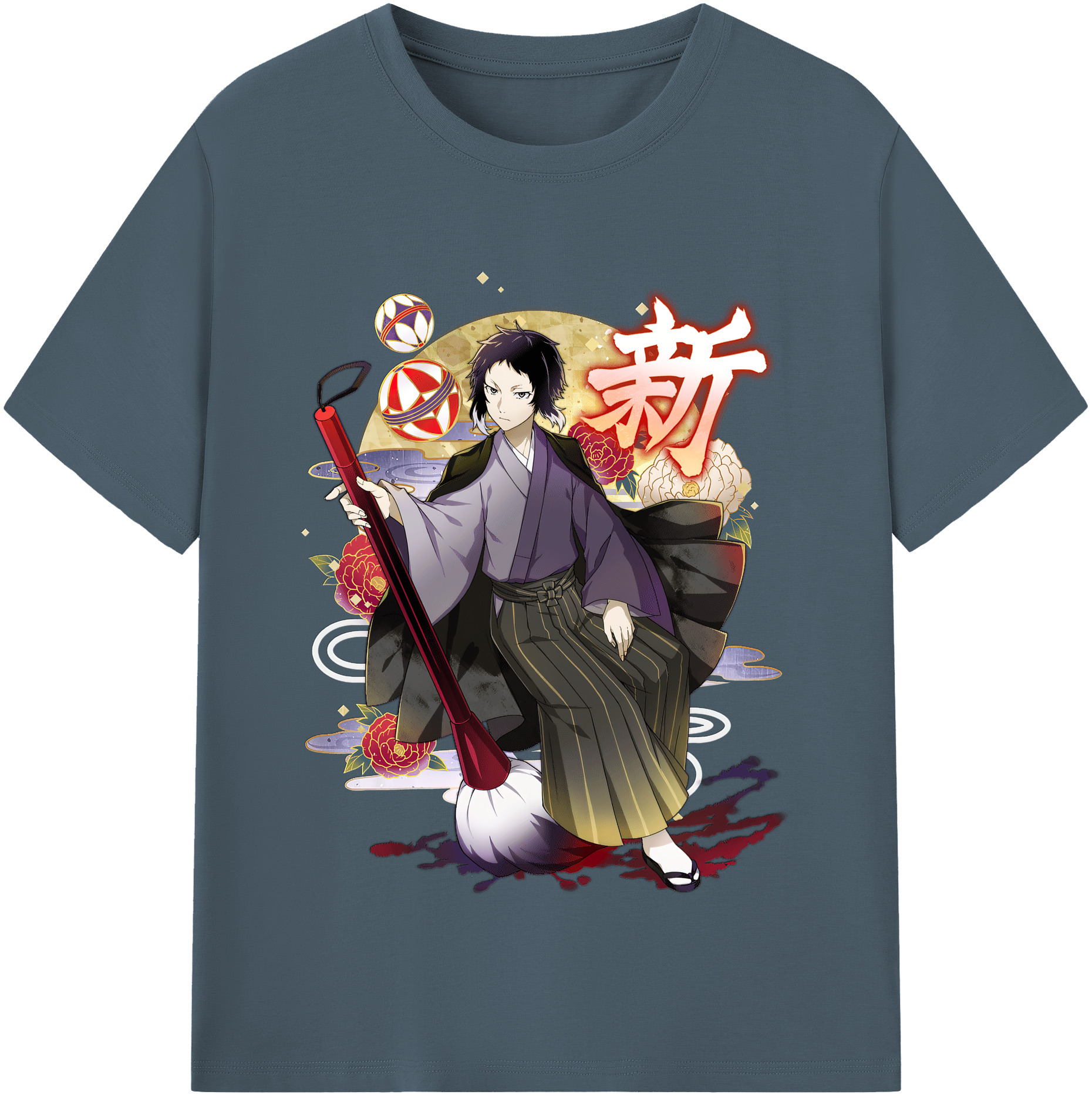 （画像用） 文豪ストレイドッグス Bungo Stray Dogs 綿100％半袖Tシャツ（フロントプリント）